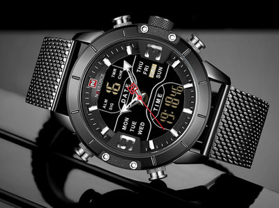 Reloj Electrónico de Cuarzo para Hombre Estilo Ejecutivo - Image 3
