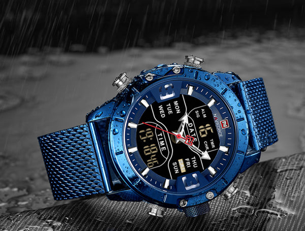 Reloj Electrónico de Cuarzo para Hombre Estilo Ejecutivo