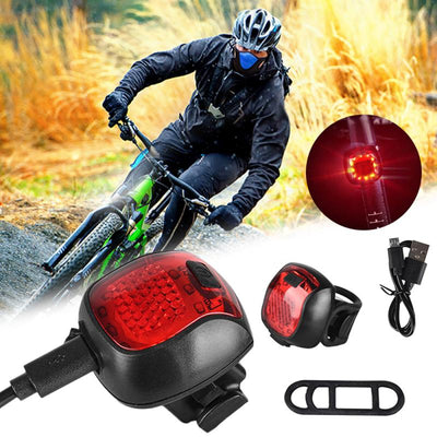 Luz Trasera USB Recargable para Bicicleta - Image 3