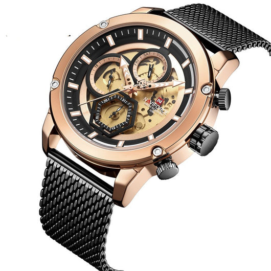 Reloj Naviforce Lingxiang NF9167 - Movimiento Japonés con Esfera Luminosa para Hombre - Image 4