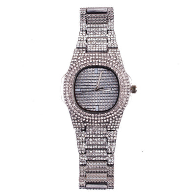 Juego de Reloj de Moda Diamond Hot con Pulsera para Hombre y Mujer - Image 3