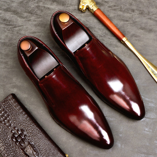 Zapatos de Cuero Genuino para Hombre - Estilo Ejecutivo Casual - Image 10
