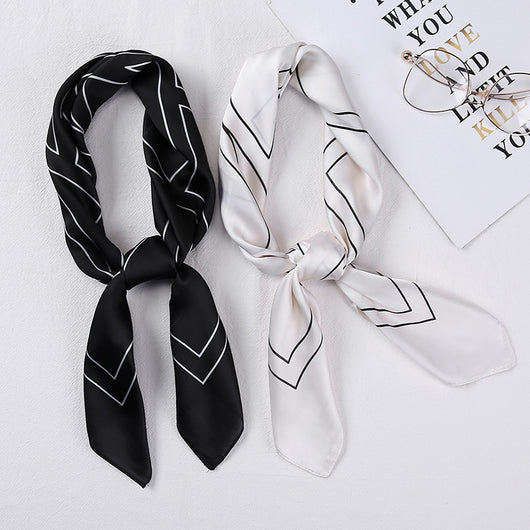 Pañuelo de Seda Estampado Profesional - Diseño Elegante y Versátil - Image 8