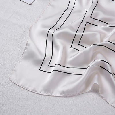 Pañuelo de Seda Estampado Profesional - Diseño Elegante y Versátil - Image 11