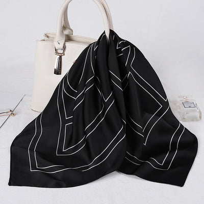 Pañuelo de Seda Estampado Profesional - Diseño Elegante y Versátil - Image 12