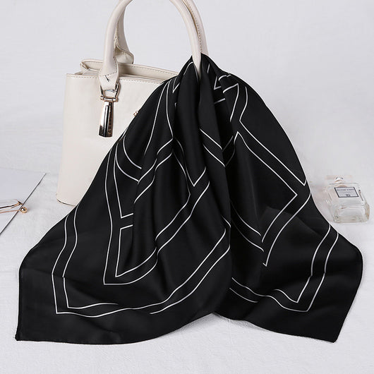 Pañuelo de Seda Estampado Profesional - Diseño Elegante y Versátil - Image 5