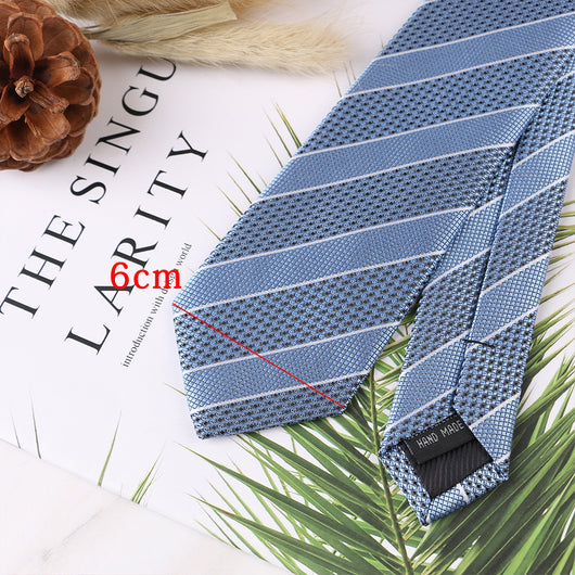 Corbata Jacquard Angosta 6cm para Hombre - Estilo Business Casual - Image 13