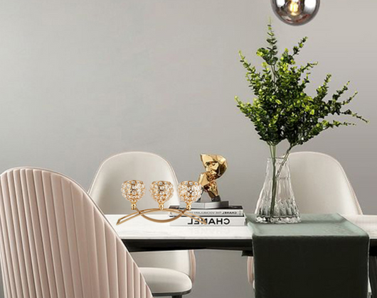 Portavelas Geométrico de Hierro Forjado - Decoración Elegante de Cristal - Image 7