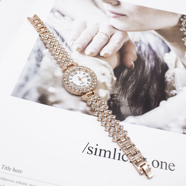 Reloj de Pulsera Diamante para Mujer con Juego de Accesorios de Moda - Image 3