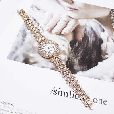 Reloj de Pulsera Diamante para Mujer con Juego de Accesorios de Moda - Image 3