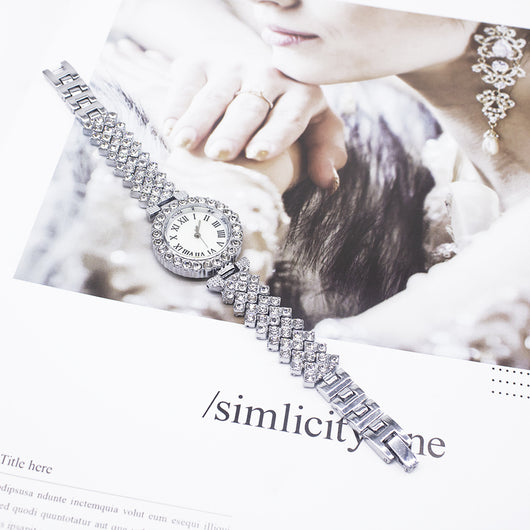 Reloj de Pulsera Diamante para Mujer con Juego de Accesorios de Moda - Image 4