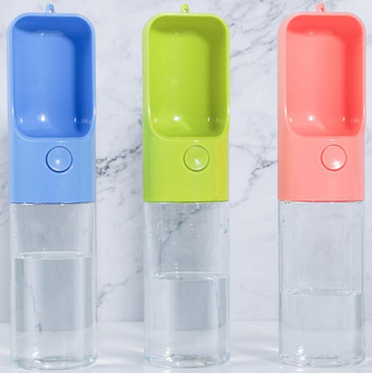 Botella de Agua Portátil para Mascotas - Bebedero Viajero para Perros