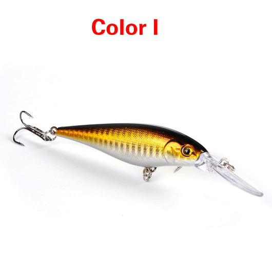 Anzuelos Artificiales Minnow 11cm con Ojos 3D - Pack 10 Señuelos de Pesca Profesional - Image 10