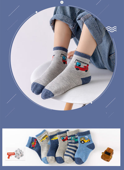 Calcetines Transpirables de Algodón para Niños y Niñas - Perfectos para Verano - Image 4