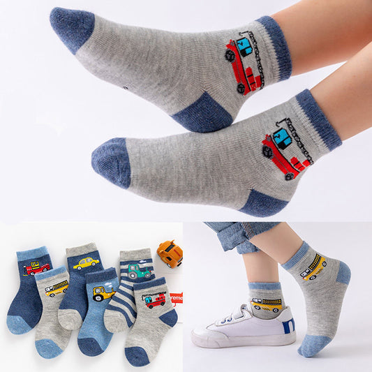 Calcetines Transpirables de Algodón para Niños y Niñas - Perfectos para Verano
