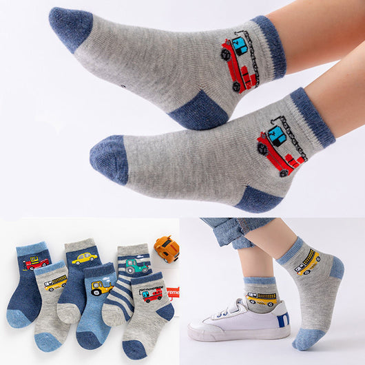 Calcetines Transpirables de Algodón para Niños y Niñas - Perfectos para Verano