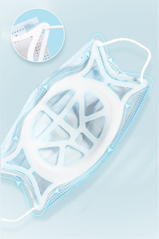 Soporte Interno de Silicona para Mascarillas Desechables