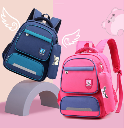 Mochila Escolar Coreana para Niñas de Primaria - Diseño Cartoon Primavera - Image 9