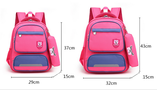 Mochila Escolar Coreana para Niñas de Primaria - Diseño Cartoon Primavera - Image 10