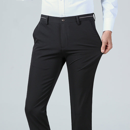 Pantalones de Negocios Elásticos Versátiles - Corte Moderno Todo Temporada - Image 2