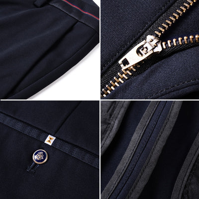 Pantalones de Negocios Elásticos Versátiles - Corte Moderno Todo Temporada - Image 4