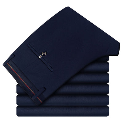 Pantalones de Negocios Elásticos Versátiles - Corte Moderno Todo Temporada - Image 3