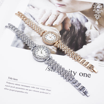 Reloj de Pulsera Diamante para Mujer con Juego de Accesorios de Moda - Image 5