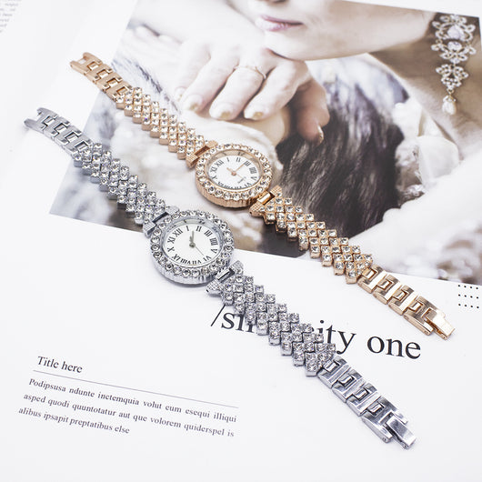 Reloj de Pulsera Diamante para Mujer con Juego de Accesorios de Moda - Image 5