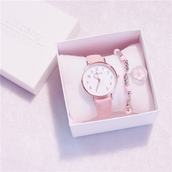 Reloj de Mujer Corazón Cielo Estrellado - Diseño Minimalista Elegante Resistente al Agua