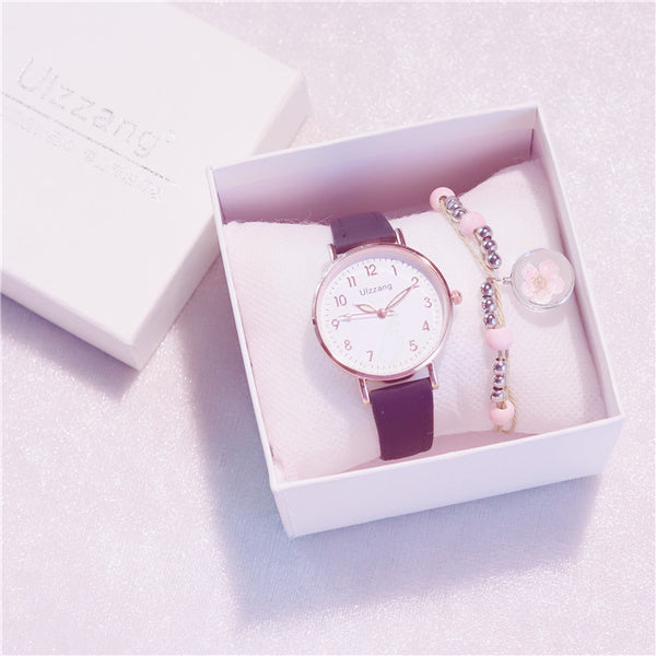 Reloj de Mujer Corazón Cielo Estrellado - Diseño Minimalista Elegante Resistente al Agua