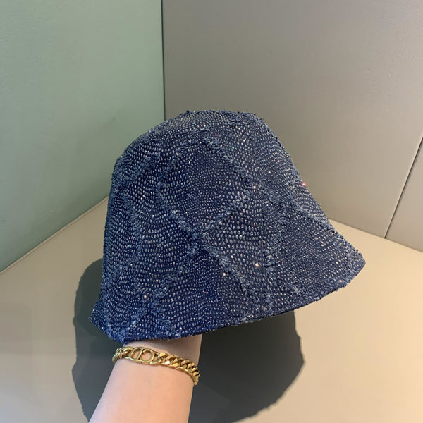Gorro de Pescador con Cristales Brillantes - Diseño Elegante