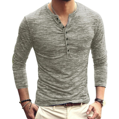 Camiseta Manga Larga Slim Fit para Hombre - Image 7