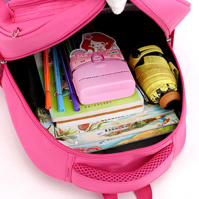 Mochila Escolar Coreana para Niñas de Primaria - Diseño Cartoon Primavera - Image 7