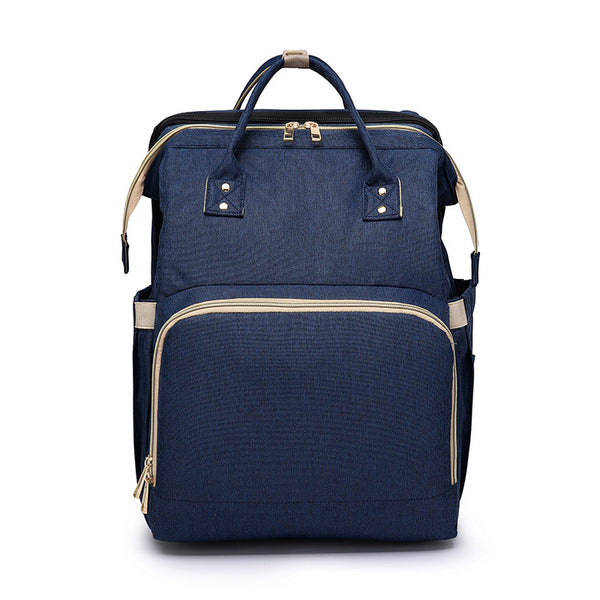 Cuna Portátil Plegable con Bolsa Tipo Mochila