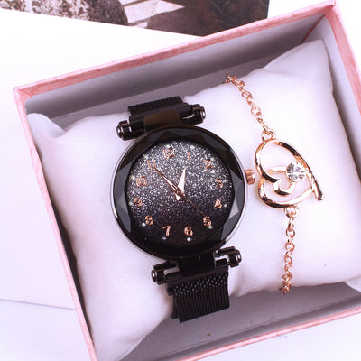 Reloj de Plata para Dama con Textura Noodle - Juego de Regalo de Dos Piezas - Image 5