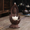 Quemador de Incienso Retroceso Loto Guanyin - Decoración Feng Shui con Aromaterapia