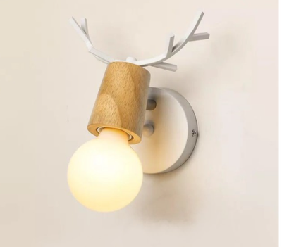 Lámpara de Pared Cuerno de Ciervo Rústica - Diseño Moderno en Hierro Artesanal - Image 10