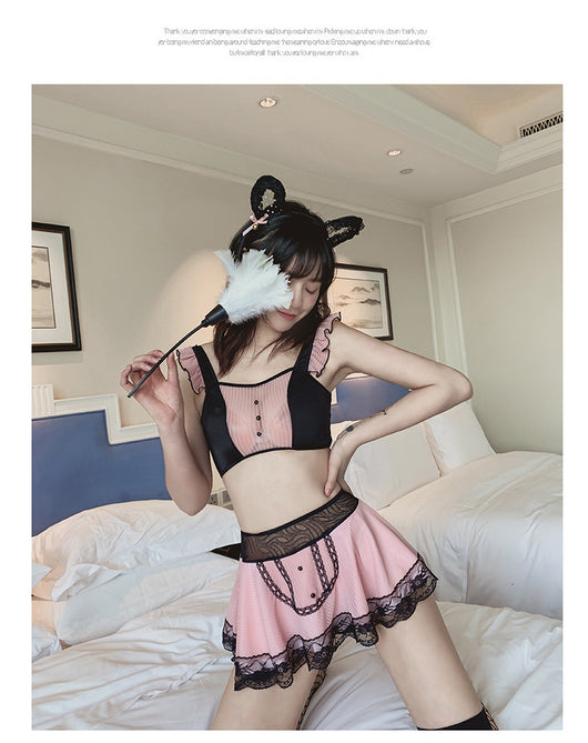 Disfraz de Sirvienta Cosplay con Tul - Uniforme Elegante para uso en Ecuador - Image 14