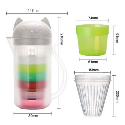 Set de Tetera Portátil Ecológica con Botellas y Filtro Integrado - Image 14