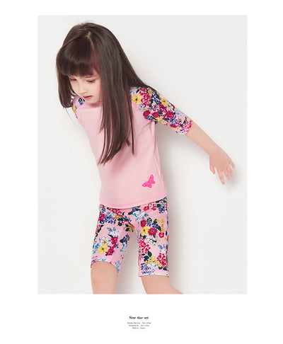 Traje de Baño Dividido para Niñas con Protección Solar - Image 10