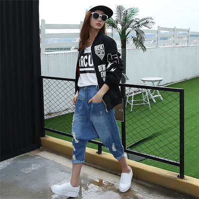 Pantalones Cropped Sueltos Trendy para Mujer - Image 7