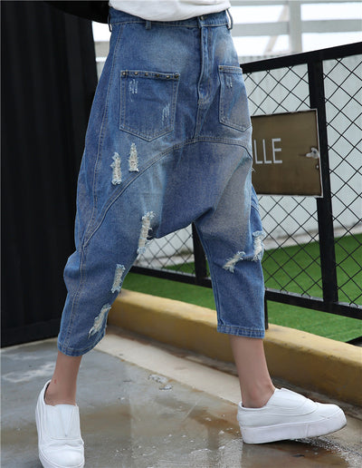 Pantalones Cropped Sueltos Trendy para Mujer - Image 9