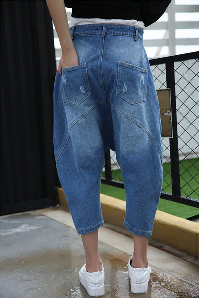 Pantalones Cropped Sueltos Trendy para Mujer - Image 10