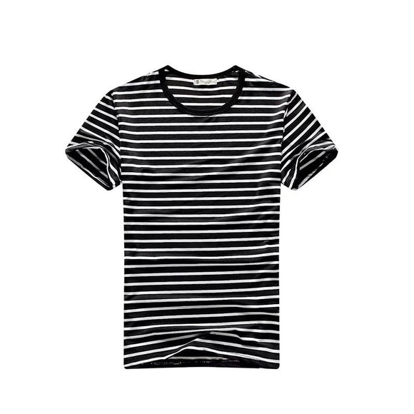 Camiseta Hombre Manga Corta Estilo Marinero - Ropa de Verano Fresca y Cómoda