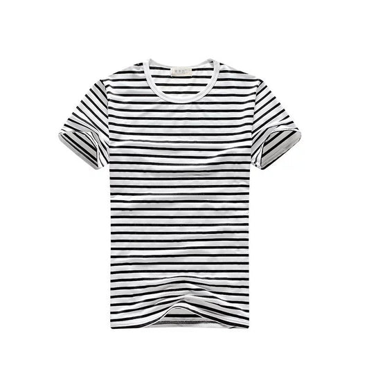 Camiseta Hombre Manga Corta Estilo Marinero - Ropa de Verano Fresca y Cómoda