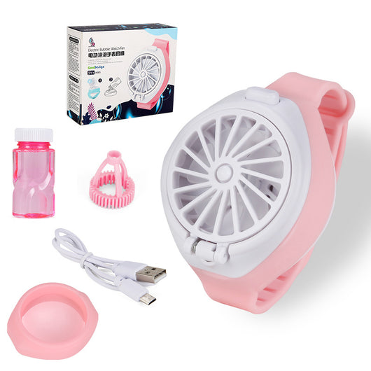 Reloj Máquina Burbujas Automática Portátil USB - Ventilador 3 Velocidades - Image 11