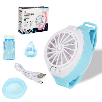 Reloj Máquina Burbujas Automática Portátil USB - Ventilador 3 Velocidades - Image 4