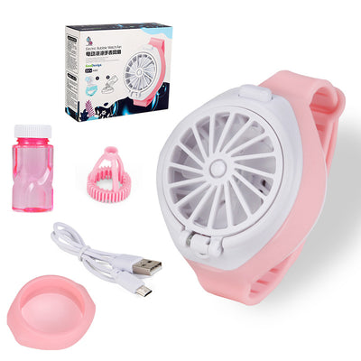 Reloj Máquina Burbujas Automática Portátil USB - Ventilador 3 Velocidades - Image 5