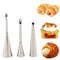 Set de 3 Boquillas Decoradoras de Acero Inoxidable 304 para Repostería