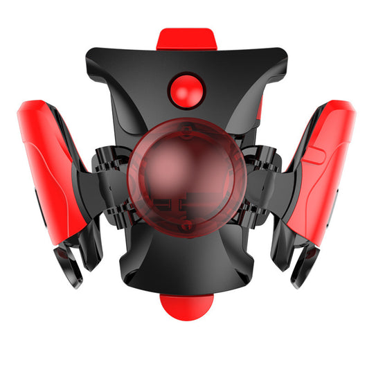 Pair of orange and black mobile game controller triggers with red digital display buttons for enhanced shooting. - Image 7